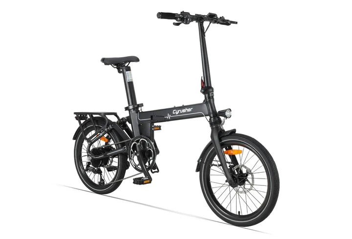 Cyrusher Sonder Folding Electric Bike with Saddle-Integrated Battery and Rear Suspension
