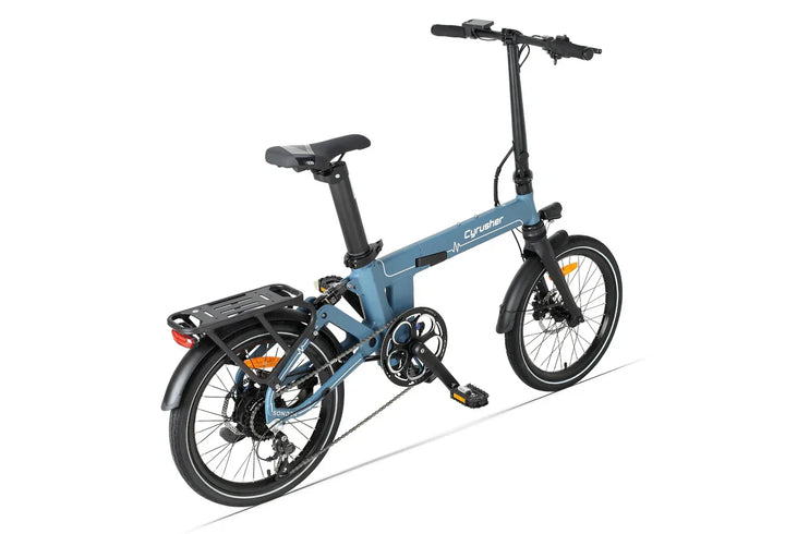 Cyrusher Sonder Folding Electric Bike with Saddle-Integrated Battery and Rear Suspension