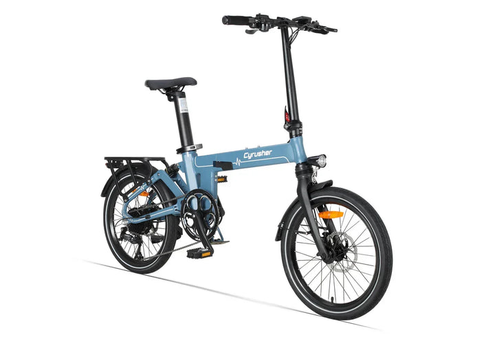 Cyrusher Sonder Folding Electric Bike with Saddle-Integrated Battery and Rear Suspension