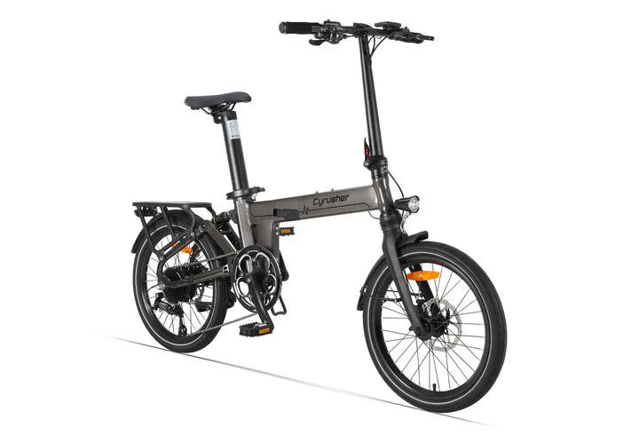 Cyrusher Sonder Folding Electric Bike with Saddle-Integrated Battery and Rear Suspension