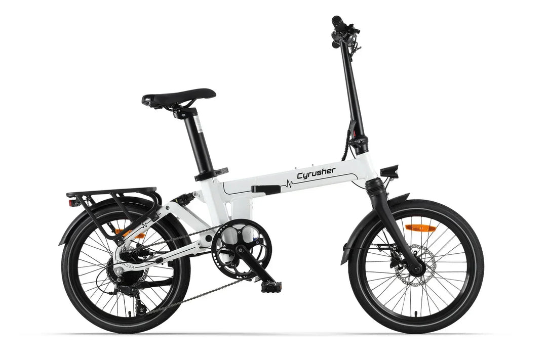 Cyrusher Sonder Folding Electric Bike with Saddle-Integrated Battery and Rear Suspension