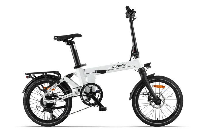Cyrusher Sonder Folding Electric Bike with Saddle-Integrated Battery and Rear Suspension