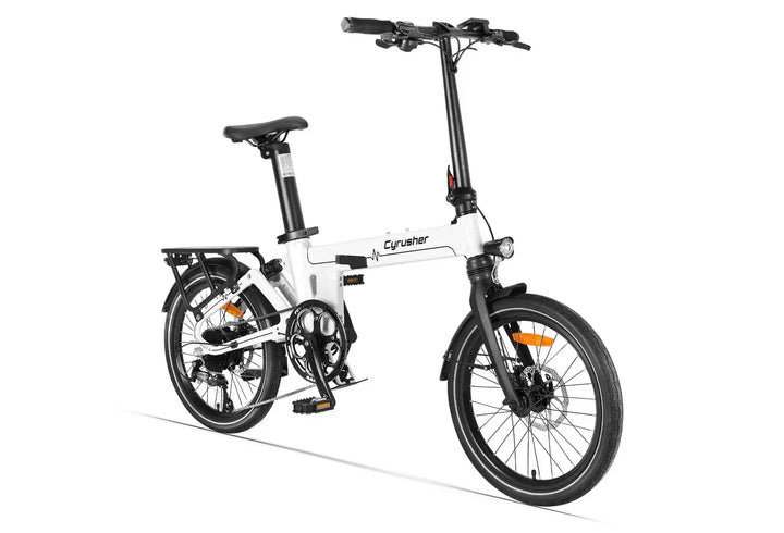 Cyrusher Sonder Folding Electric Bike with Saddle-Integrated Battery and Rear Suspension