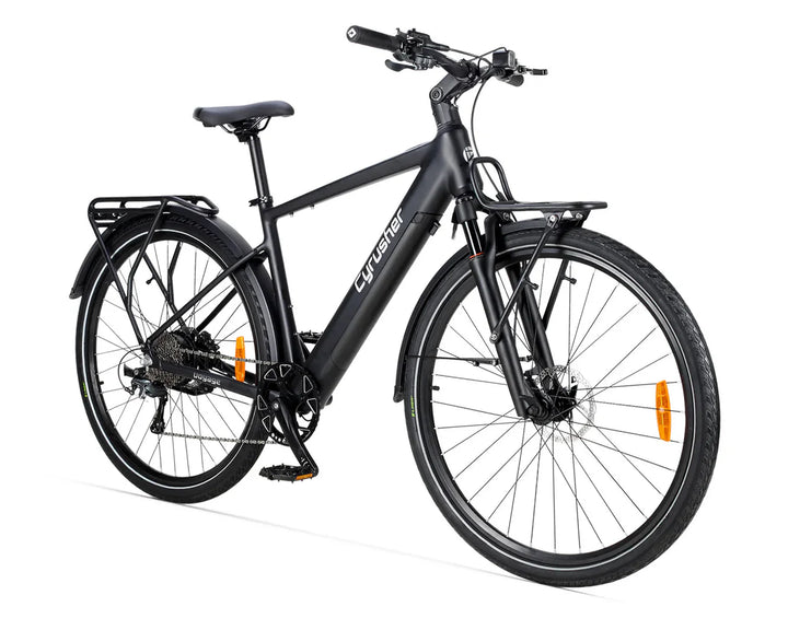 Cyrusher Voyage Trekking Electric Bike with Shimano 10-Speed and OLED Display