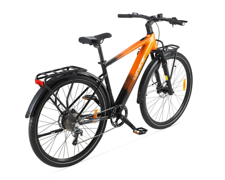 Cyrusher Voyage Trekking Electric Bike with Shimano 10-Speed and OLED Display