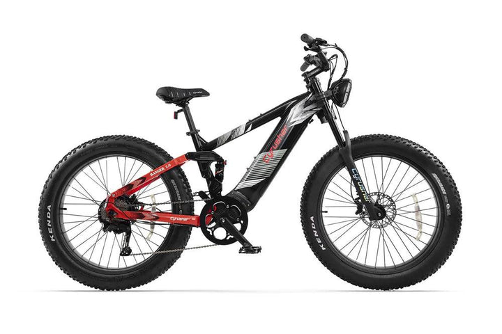Cyrusher Ranger 2.0 All-Terrain Electric Bike with 52V Motor and Full Suspension