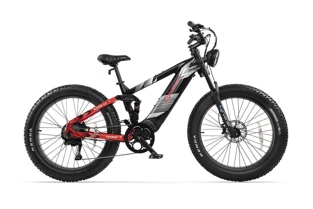 Cyrusher Ranger 2.0 All-Terrain Electric Bike with 52V Motor and Full Suspension