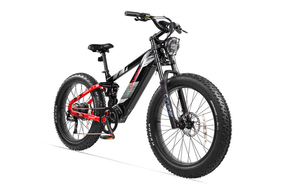 Cyrusher Ranger 2.0 All-Terrain Electric Bike with 52V Motor and Full Suspension
