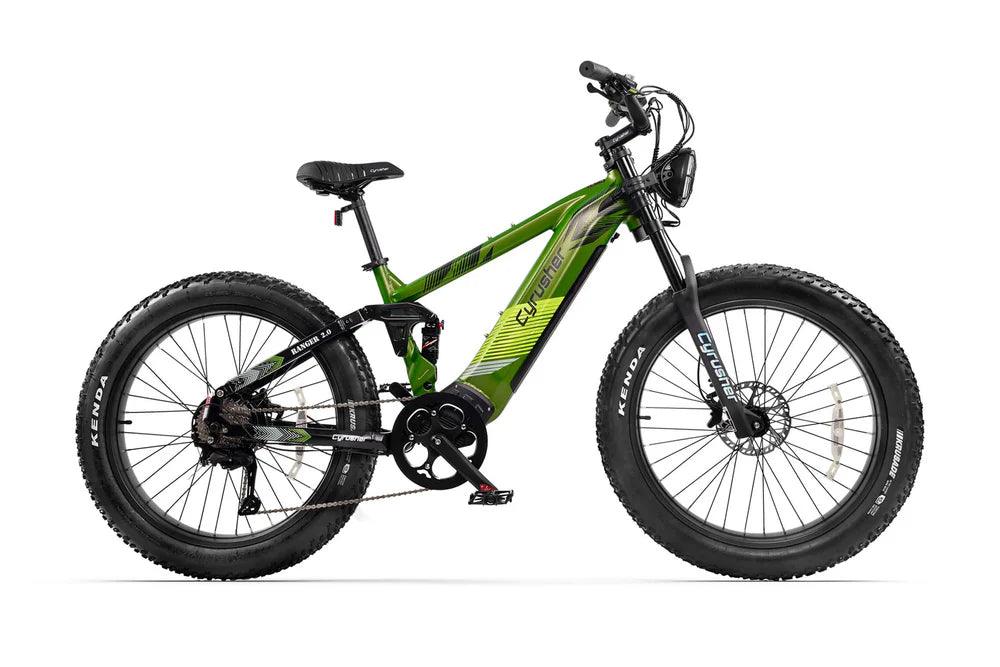 Cyrusher Ranger 2.0 All-Terrain Electric Bike with 52V Motor and Full Suspension