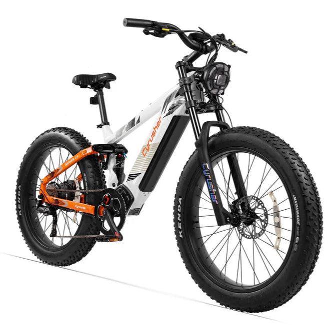 Cyrusher Ranger 2.0 All-Terrain Electric Bike with 52V Motor and Full Suspension