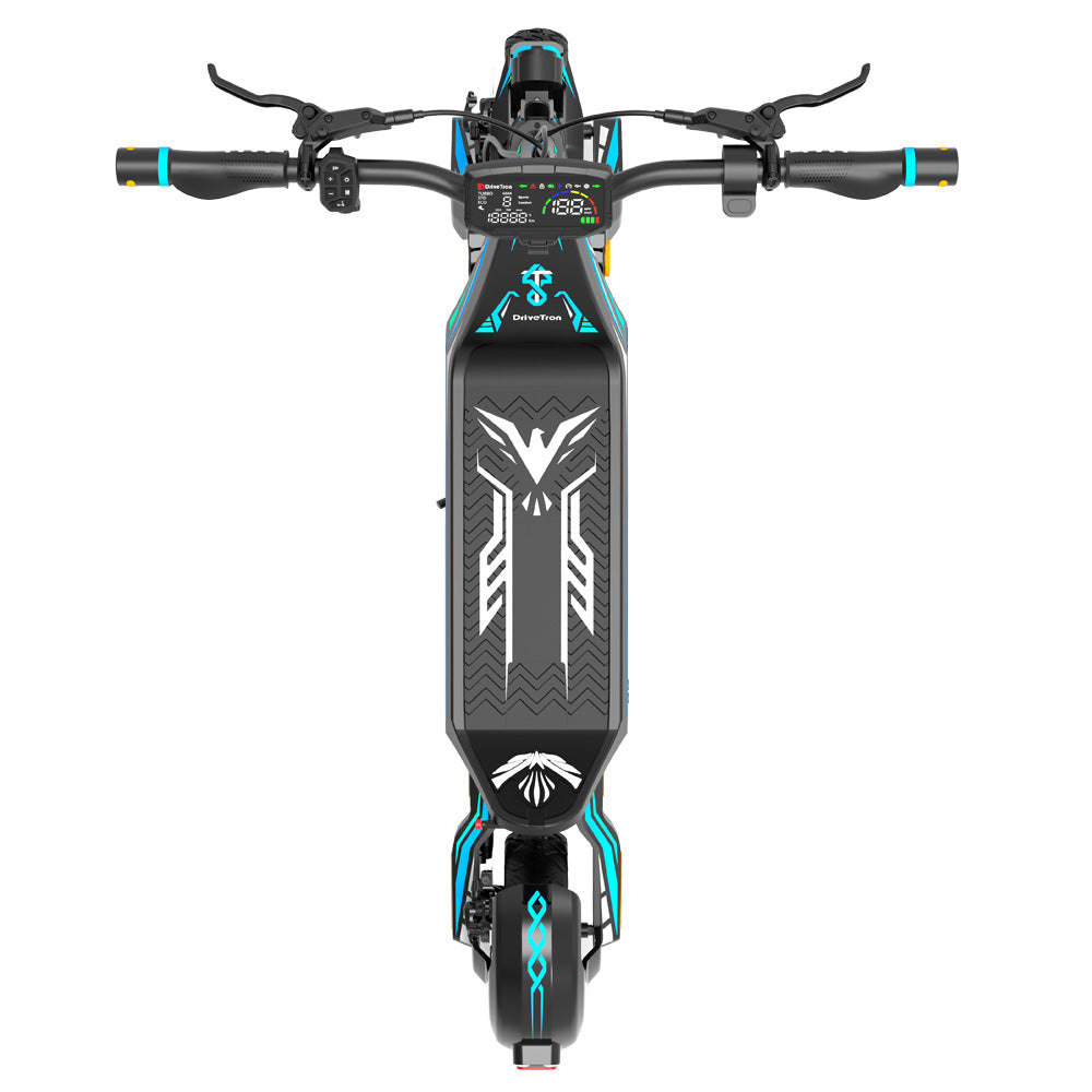 DRIVETRON DT06 11" Off-Road Electric Scooter with 2×1500W Dual Motors and 60V 23.4Ah Battery