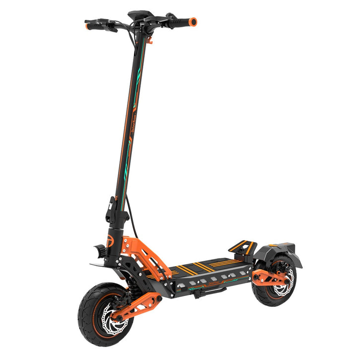 DRIVETRON DT10 10" Off-Road Electric Scooter with 1200W×2 Dual Motor and Turn Signal Option