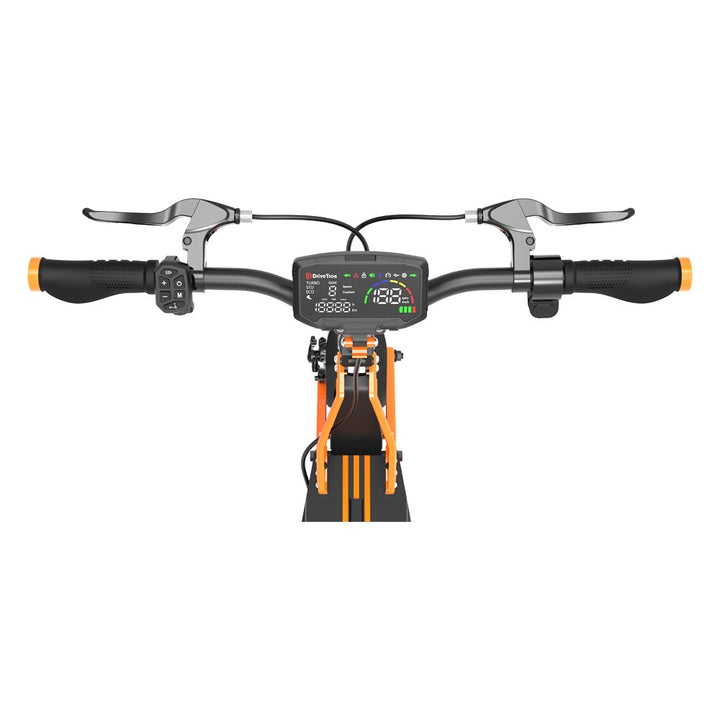 DRIVETRON DT10 10" Off-Road Electric Scooter with 1200W×2 Dual Motor and Turn Signal Option