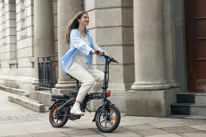 DYU A5 Upgraded Folding Electric Bike Designed for Portable Urban Commuting