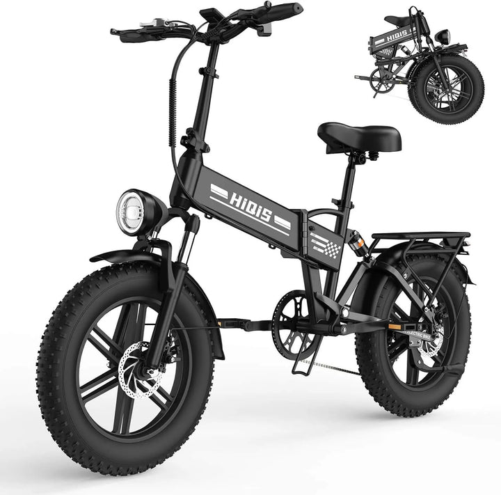 E20 20-Inch Fat Tire Electric Bike with 1000W Rear Motor Dual Suspension and 48V 15Ah Battery