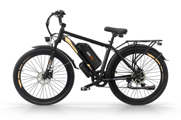 EMOKO EC27 Dual Battery Electric Bike with 150km Long Range, 27.5-Inch Wheels and Rear Rack