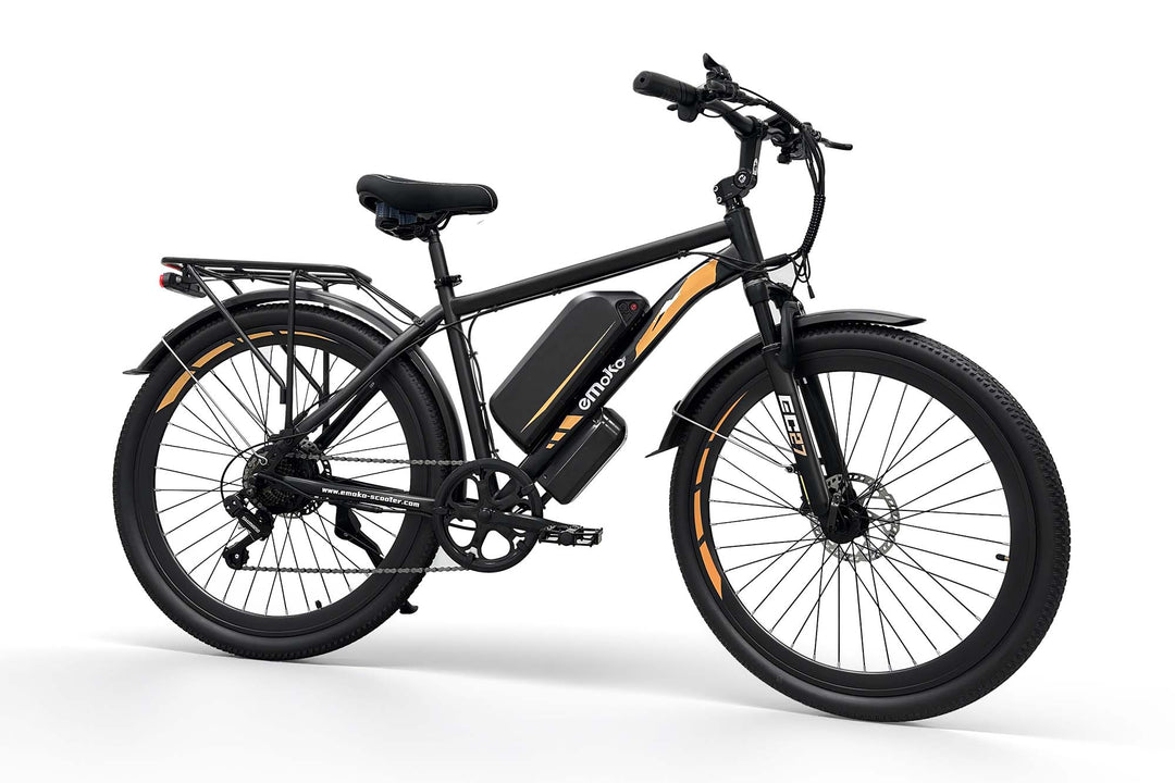 EMOKO EC27 Dual Battery Electric Bike with 150km Long Range, 27.5-Inch Wheels and Rear Rack