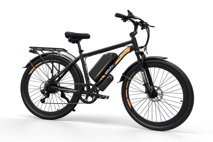 EMOKO EC27 Dual Battery Electric Bike with 150km Long Range, 27.5-Inch Wheels and Rear Rack