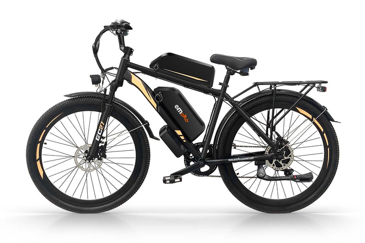 EMOKO EC27 Dual Battery Electric Bike with 150km Long Range, 27.5-Inch Wheels and Rear Rack