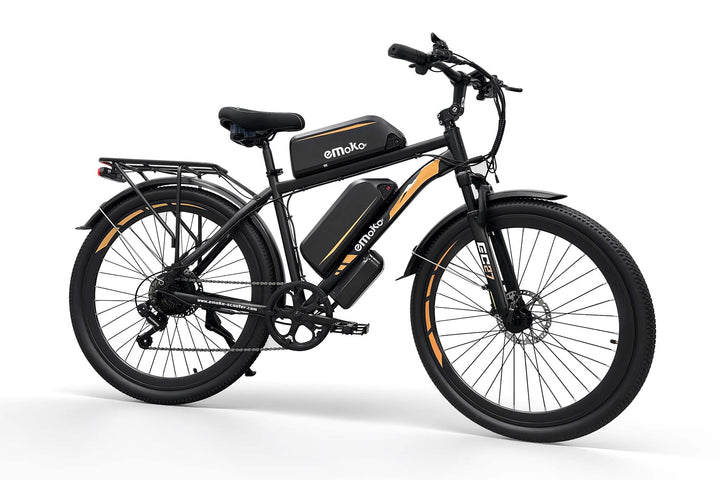EMOKO EC27 Dual Battery Electric Bike with 150km Long Range, 27.5-Inch Wheels and Rear Rack