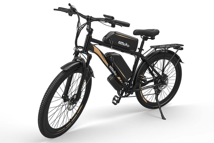 EMOKO EC27 Dual Battery Electric Bike with 150km Long Range, 27.5-Inch Wheels and Rear Rack