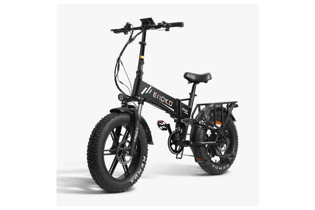 Emoko EC20 Folding Electric Bike | Full Suspension, 80km Range, 48V Battery, Alloy Rear Rack