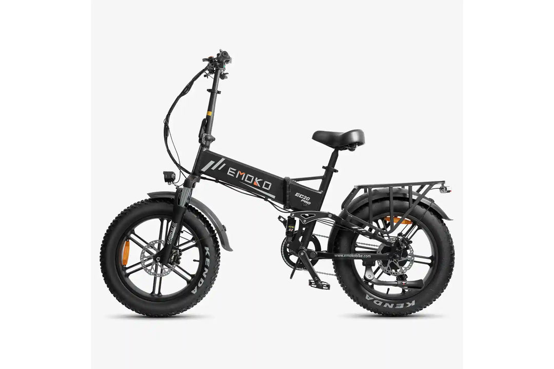 Emoko EC20 Folding Electric Bike | Full Suspension, 80km Range, 48V Battery, Alloy Rear Rack