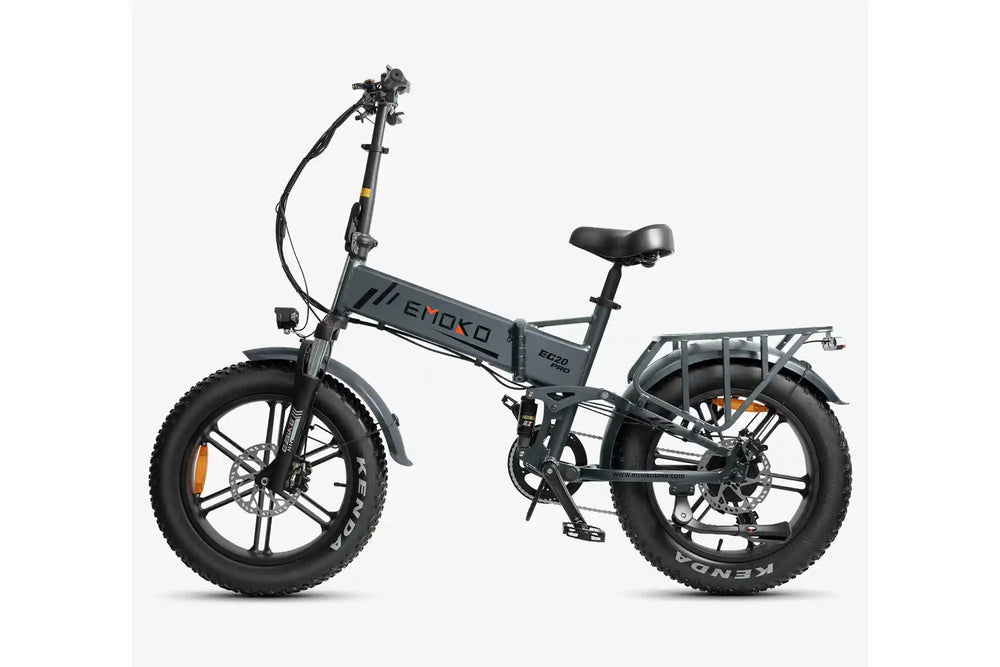 Emoko EC20 Folding Electric Bike | Full Suspension, 80km Range, 48V Battery, Alloy Rear Rack