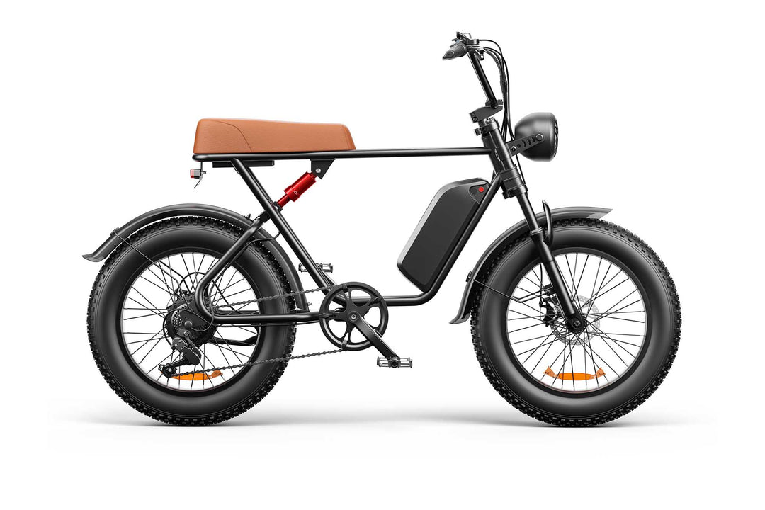 Emoko C91 Fat Tire Electric Bike 1000w powerful motor retro style ebike for adults
