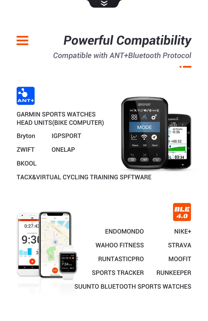 Magene S3+ Speed &amp; Cadence Dual Sensor - ANT+ Bluetooth Wireless Speedmeter - 9g Magnetless Geomagnetic Sensor for Garmin &amp; Wahoo