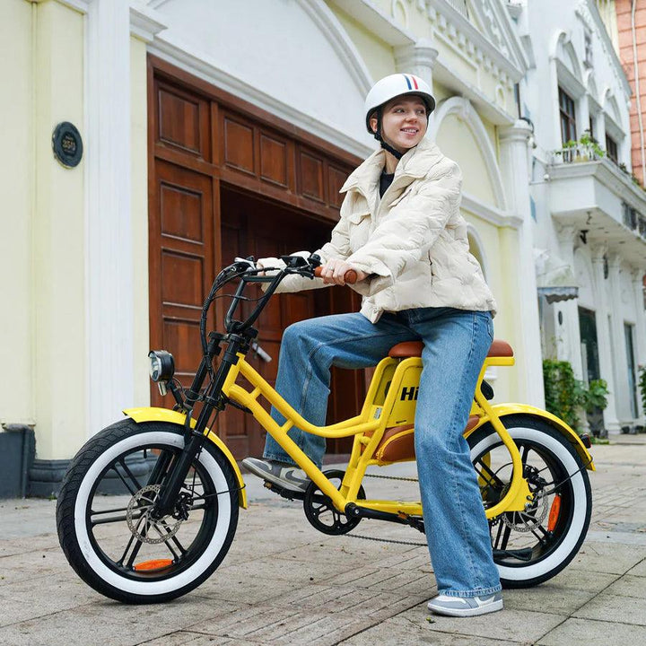 Hidoes C8 Step-Thru Fat Tire Electric Bike for Urban Adventures and Daily Commuting
