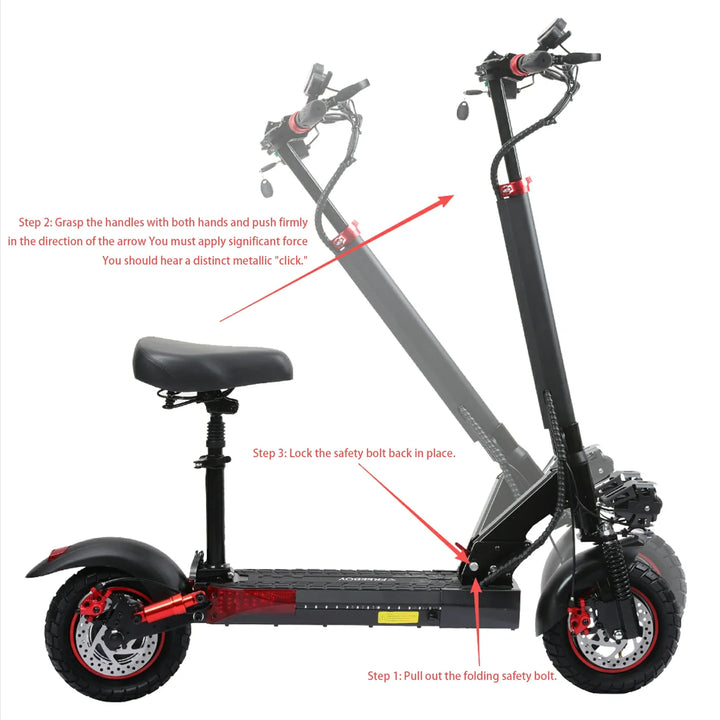 FREEBOY J01 Electric Scooter – 1200W Motor, 40 km/h