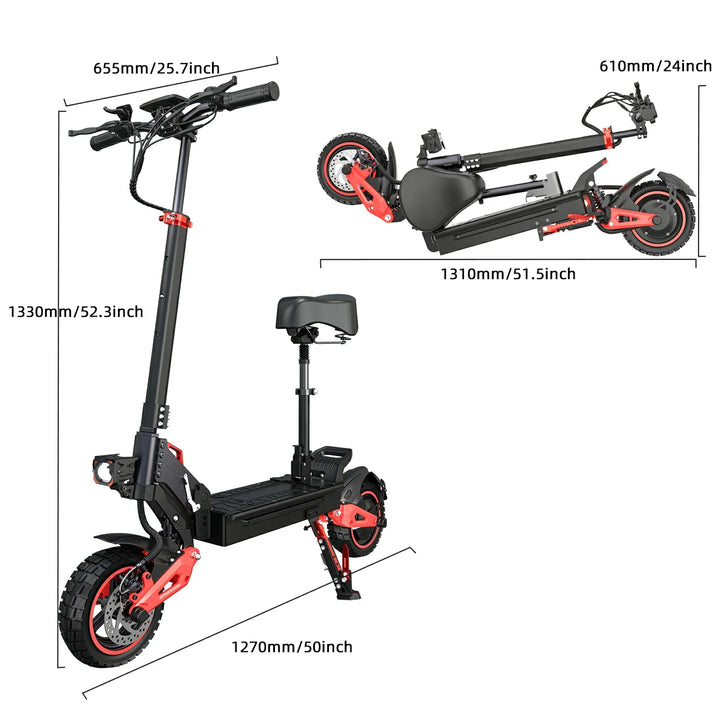 [Pre-Order] Freeboy J15 MAX Electric Scooter with Seat