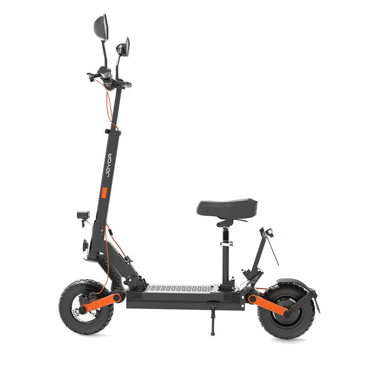 JOYOR S8E 10" EEC-Certified Foldable Electric Scooter with Seat NFC 800W Motor and 48V 26Ah Battery