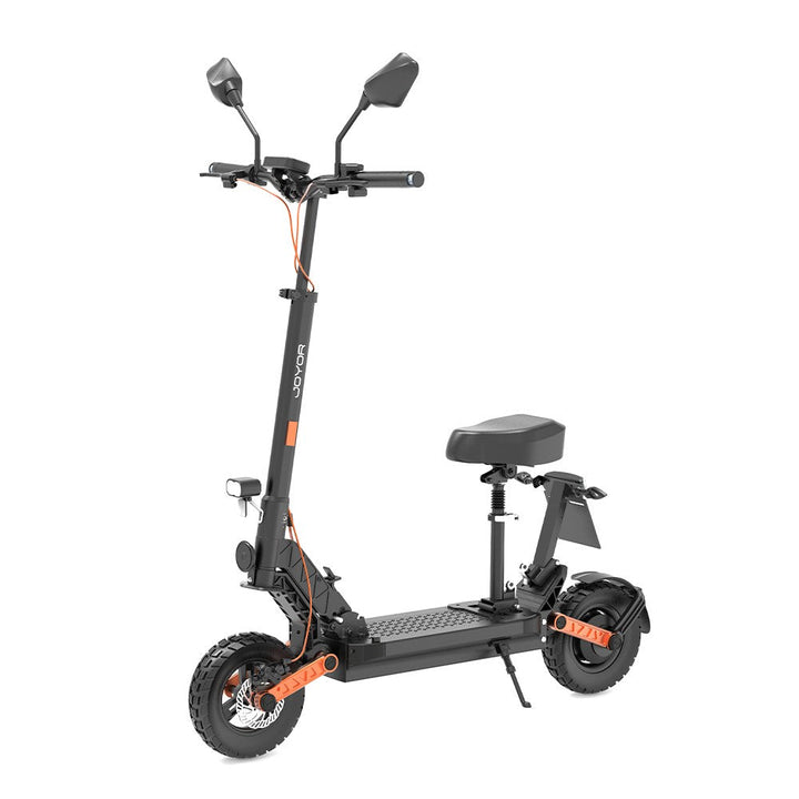 JOYOR S8E 10" EEC-Certified Foldable Electric Scooter with Seat NFC 800W Motor and 48V 26Ah Battery