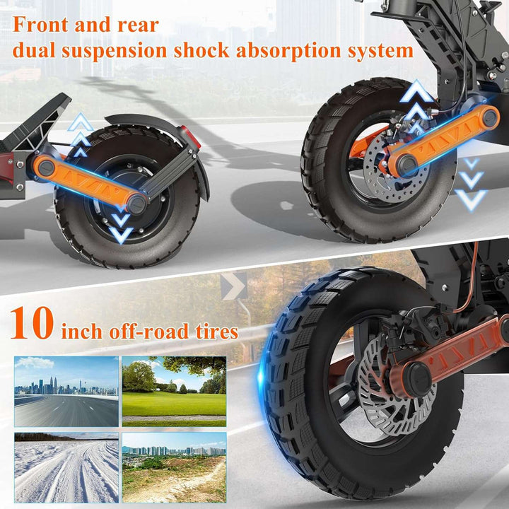 JOYOR S5-Z 10" Foldable Electric Scooter 600W Motor 48V 13Ah Battery for US Riders