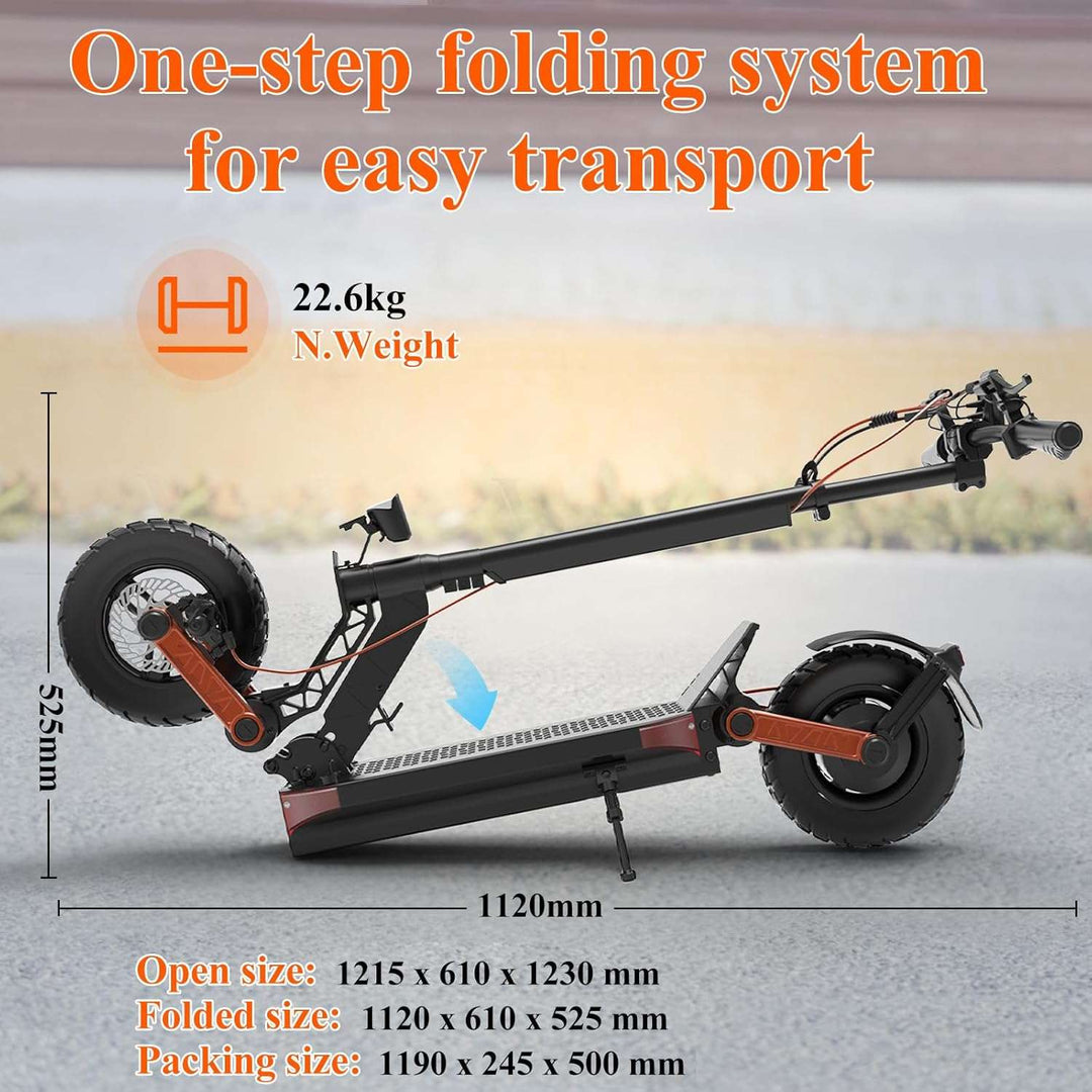 JOYOR S5-Z 10" Foldable Electric Scooter 600W Motor 48V 13Ah Battery for US Riders