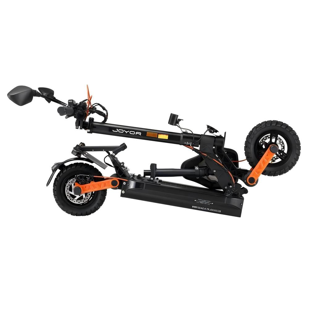 JOYOR S8E 10" EEC-Certified Foldable Electric Scooter with Seat NFC 800W Motor and 48V 26Ah Battery