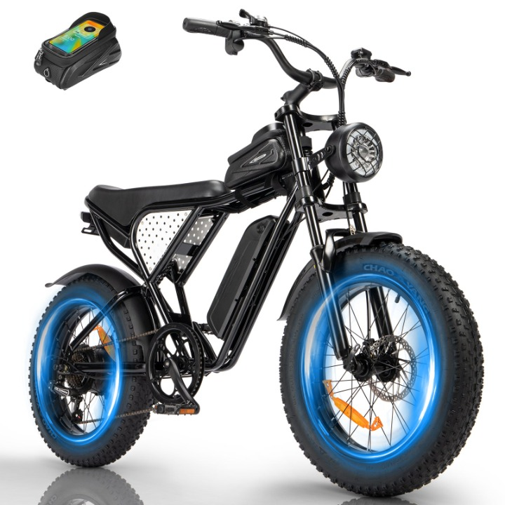 YVY K20 Lite Urban Explorer Fat Tire E-Bike | 1000W Brushless Motor, 48V 15Ah Removable Battery