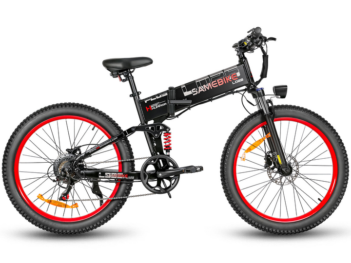 Samebike LO26 Plus 26" Fat Tire Foldable Electric Mountain Bike with 250W Motor