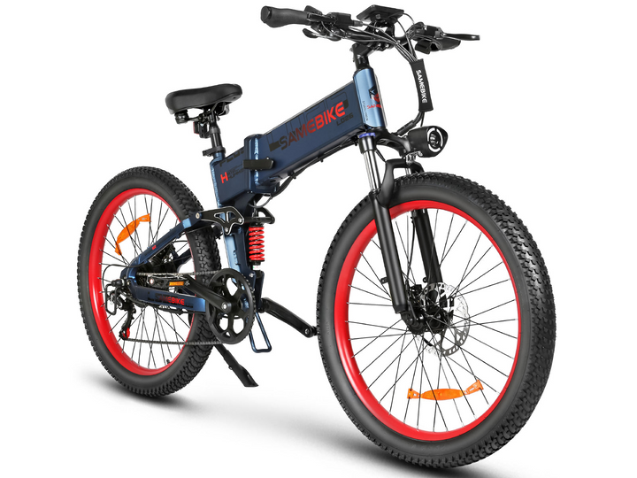 Samebike LO26 Plus 26" Fat Tire Foldable Electric Mountain Bike with 250W Motor