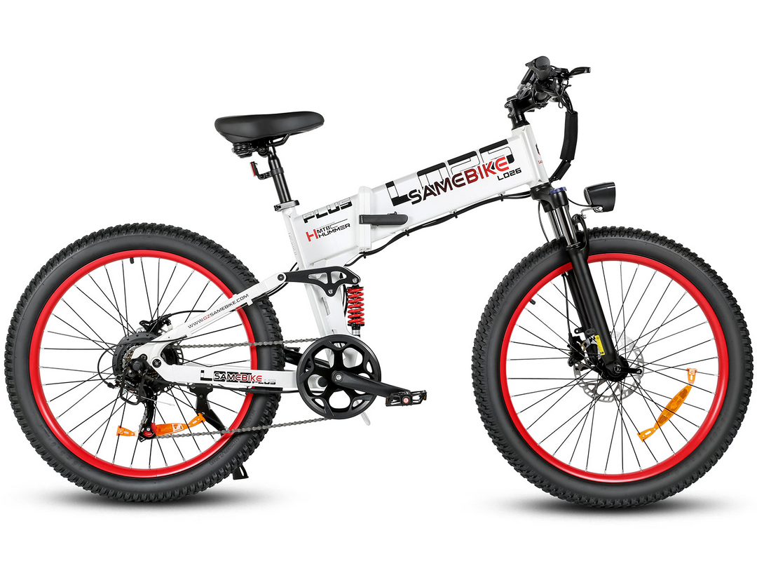 Samebike LO26 Plus 26" Fat Tire Foldable Electric Mountain Bike with 250W Motor