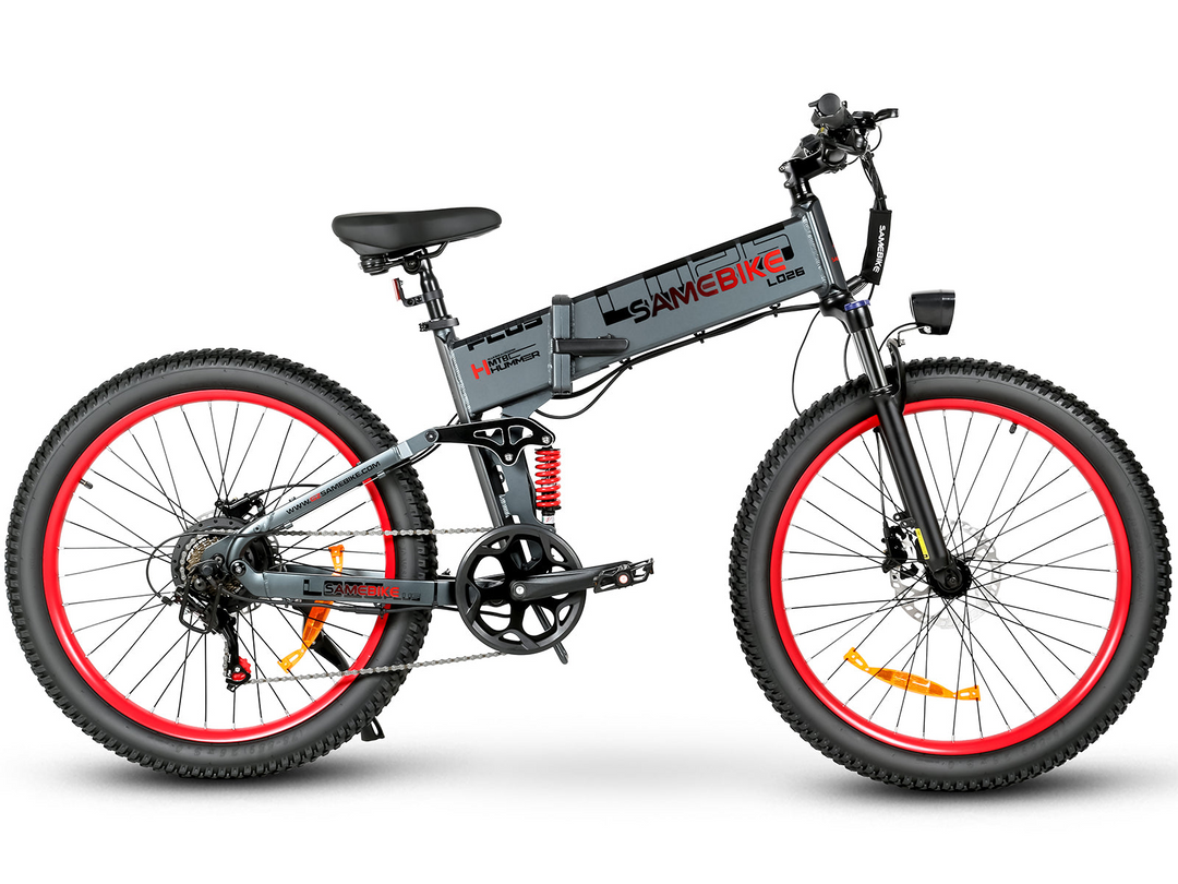 Samebike LO26 Plus 26" Fat Tire Foldable Electric Mountain Bike with 250W Motor