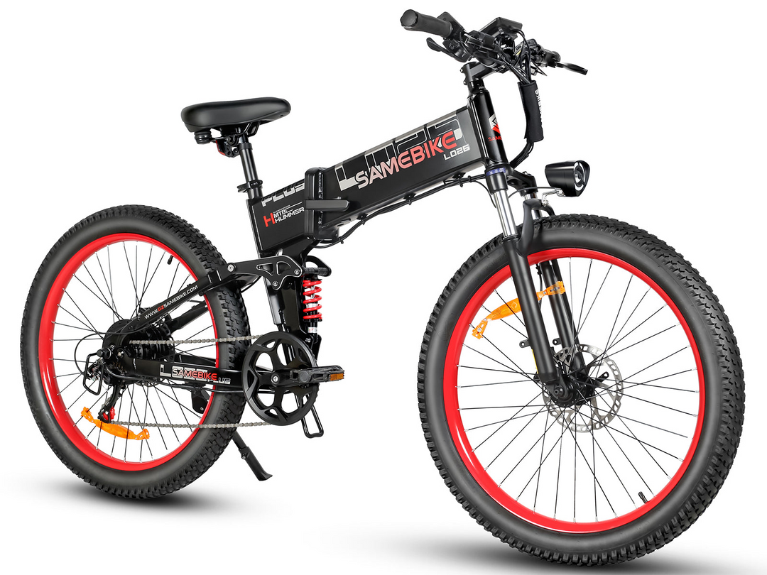 Samebike LO26 Plus 26" Fat Tire Foldable Electric Mountain Bike with 250W Motor