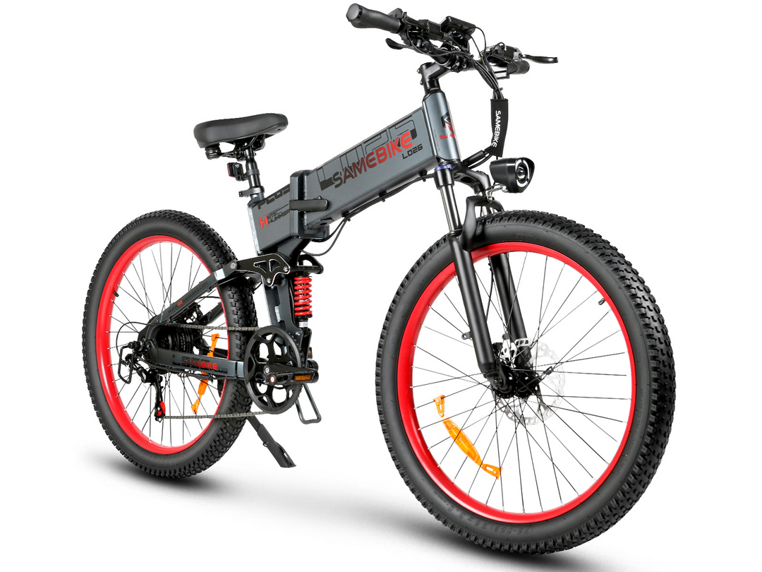 Samebike LO26 Plus 26" Fat Tire Foldable Electric Mountain Bike with 250W Motor