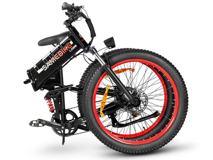 Samebike LO26 Plus 26" Fat Tire Foldable Electric Mountain Bike with 250W Motor