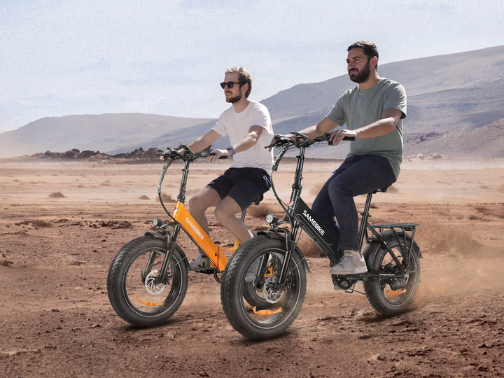 Samebike LOTDM200-II 250W Step-Through Folding Electric Bike with 20×4" Fat Tires