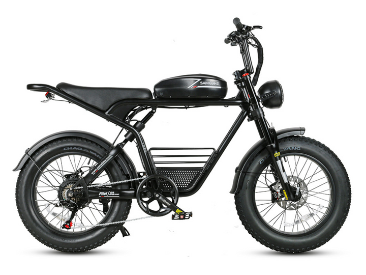 Samebike M20 1000W Retro Style Electric Bike with Classic Curved Handlebar Design