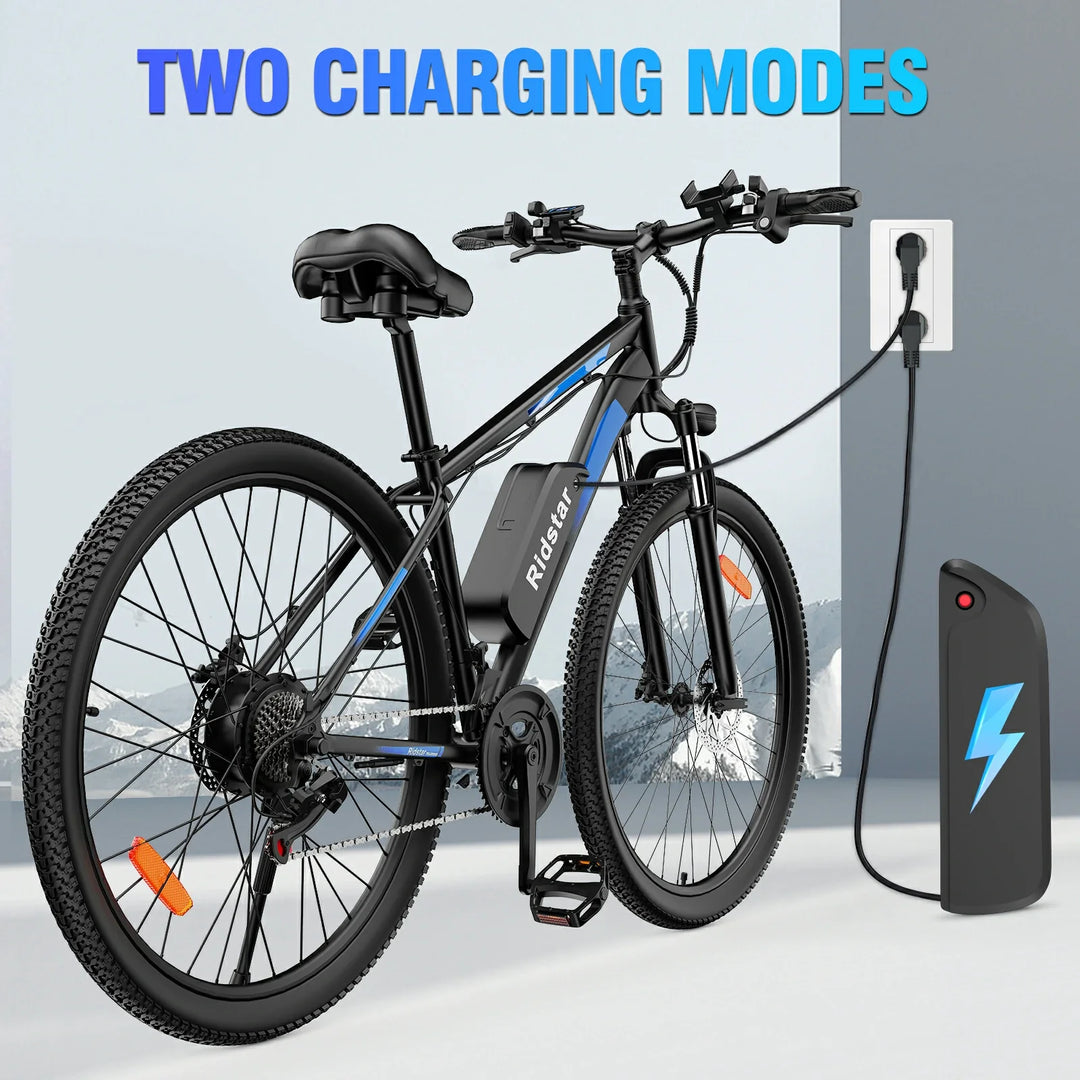 Ridstar S29 Pro 29 Inch Mountain Electric Bike 1000W High Speed Motor 48V 21Ah Removable Battery All Terrain Fat Tire Ebike