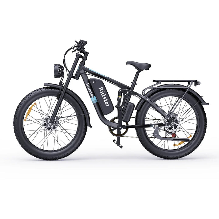 RIDSTAR E26 Pro 26" Fat Tire Mountain Electric Bike | 2000W Dual Motor | 48V 23Ah | ebikesz